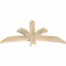 Ekena Millwork Davenport Rough Sawn Timber Gable Bracket, Douglas Fir, 48"W x 24"H x 2"D x 4"F, 12/12 Pitch GBW048X24X0204DAV00RDF - alternate 3